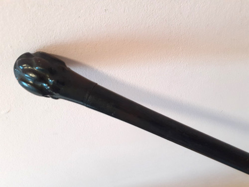 Victorian carved ebony - a,
