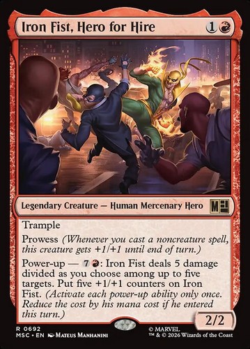 Mtg iron fist hero - hero, for