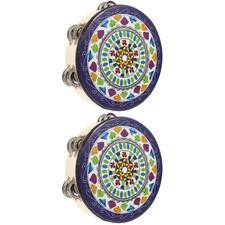  Set of 2 Dance Tambourine