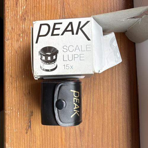Peak 15x scale loupe - scale,