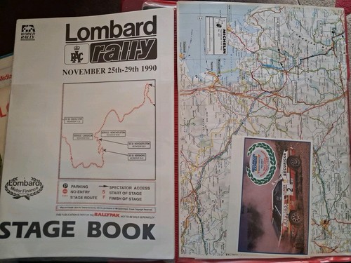 Lombard rally stage book - rally,