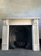 Marble Fire Surround for Cast Iron Fireplace