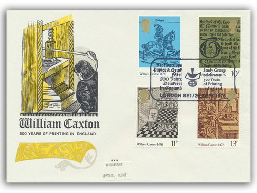 1976 caxton fdc paper - 1976,