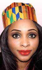 Unisex African Print Kente Kufi Hat