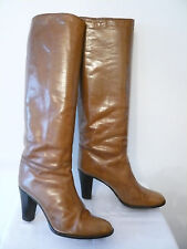 Boots Vintage 1982 " Gold-Coffee Milk " Beltramie Italy T. 39
