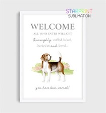 Beagle "Welcome"