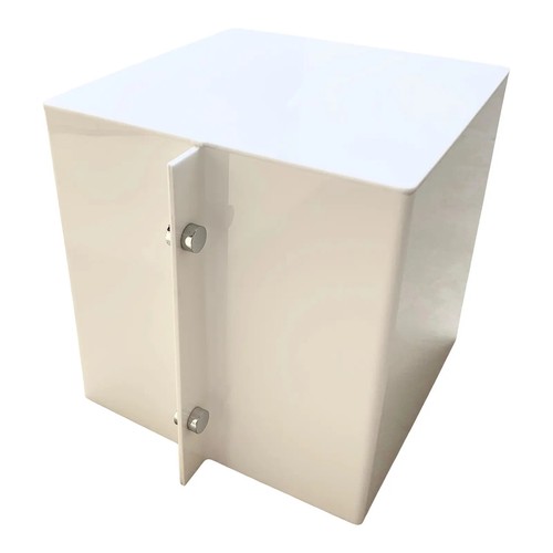 Vintage 1960s white acrylic - 1960s,