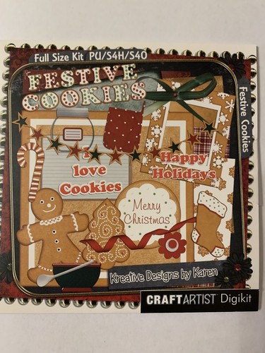 Festive cookies serif - cookies,