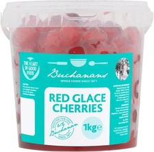 Buchanan Glace Cherries 1kg Tub
