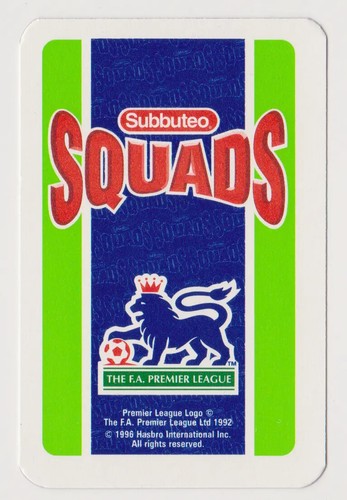 1995 subbuteo squads - 1995-96,