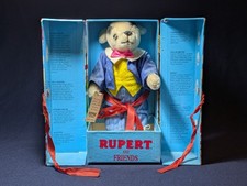 Merrythought RUPERT & Friends "BILL BADGER" Ltd Edition Boxed Rare Mohair