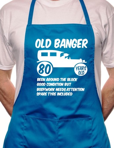 80th birthday old - banger, bbq