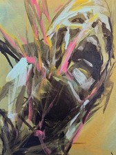 Abstract Screaming Figure