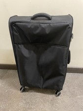IT Luggage Black Navigator Soft  Suitcase – Lightweight & Travel-Ready - Large