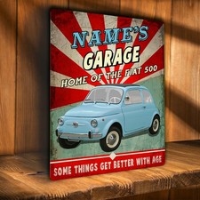PERSONALISED FIAT 500 GARAGE
