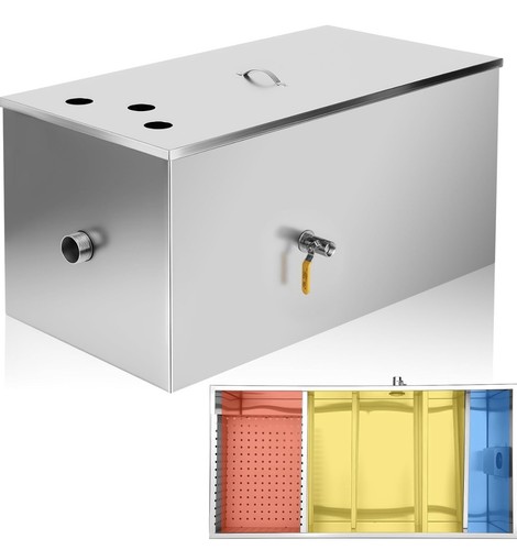 Commercial grease trap 128l - commercial,