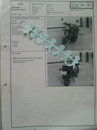 Motorcycle etz 125 - motorcycle,