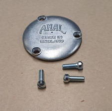 AMAL 375 376 389 MONOBLOC FLOAT CHAMBER COVER & SCREW SET 376/077, RKC/516