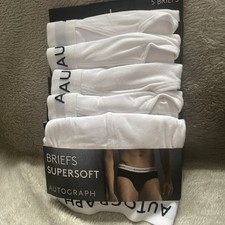 Marks & spencer. M&S Autograph Supersoft BRIEFS. Size LARGE. 5-pack.