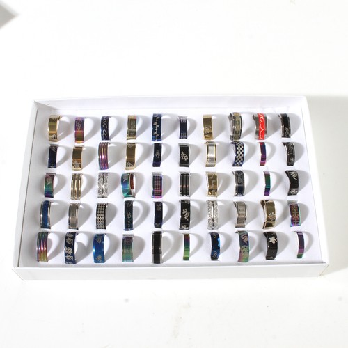 50x mens silver mix stainless - mix,
