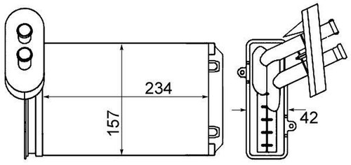 Mahle interior heat - mahle, exchanger