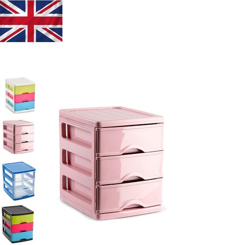 Compact drawer storage - 3-drawer, unit