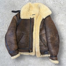 Avirex B-3 Sheepskin Leather
