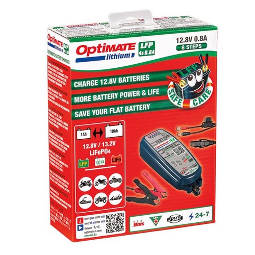 Optimate lithium 0 - 12.8v, 0.8a