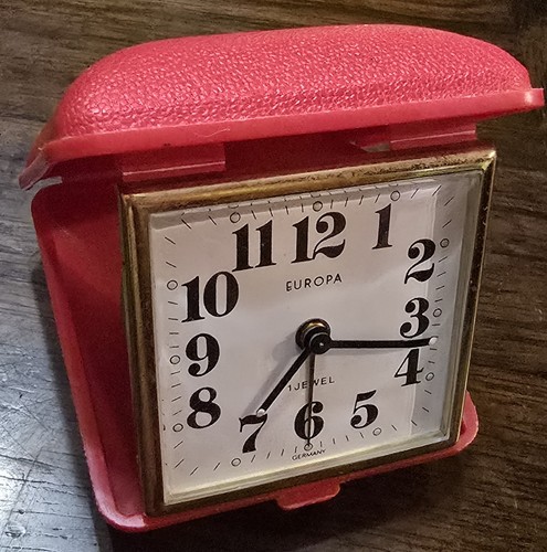 Vintage rare travel alarm - travel,