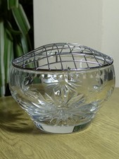 Crystal rose bowl with mesh 4