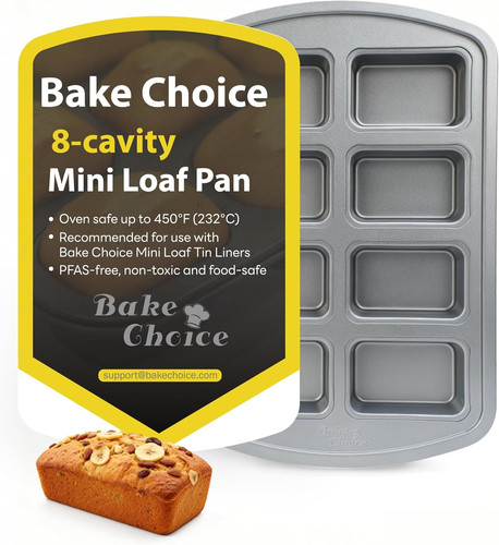 Mini loaf tins cavity - mini, 8-cavity