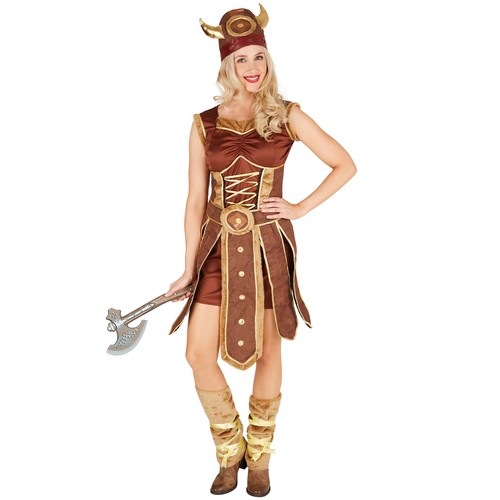 Ladies viking warrior costume - warrior,