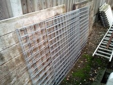 Galvanised Welded Wire Mesh Panels | Single Panel 1000mm X 1000mm 80mm X 80mm 