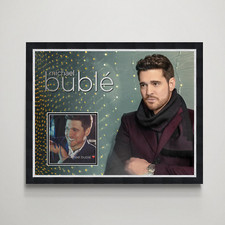 Michael Buble - Canadian Pop Icon Signed Framed Photo Display