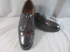 Clarks 1825 Craftmaster Welted Brogue Men's Shoes UK 10 Black Red Brogues