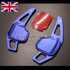 Blue Paddle Shift Extensions Shifters for BMW Steering Wheel 1 2 3 4 5 6 Series
