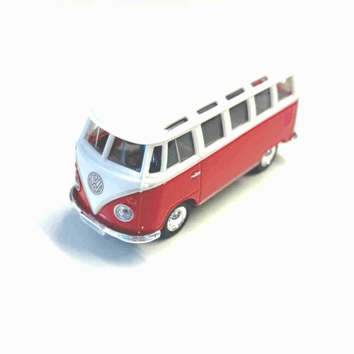 Maisto volkswagen bus red - bus,
