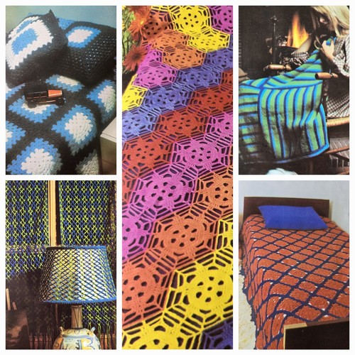 1970s granny square afghan mon - afghan,