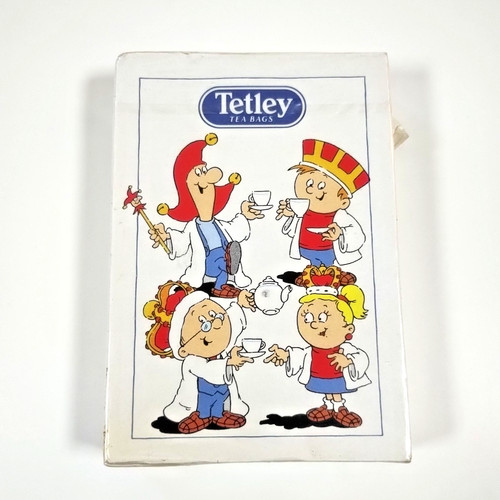 Tetley tea bags playing - tetley, cards