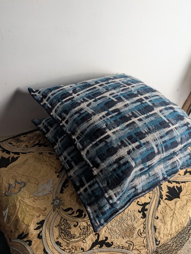 Vinatge wool blen blue - 2x,