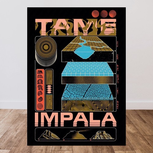 Tame impala abstract poster - tame,