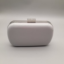 Emporio Armani Parfums Clutch Bag Women's Grey Designer Clasp Vanity Travel Case