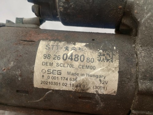 Boxer starter motor - ,