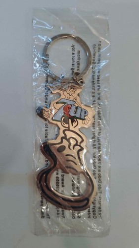 Vintage 7up fido dido keychain - 7up,