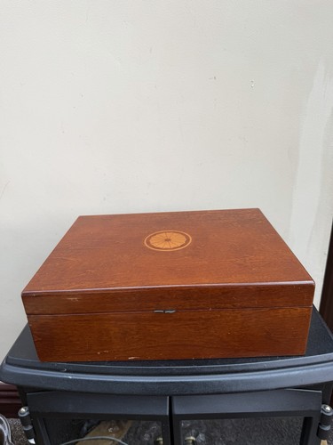 Antique burr wooden brass - antique,