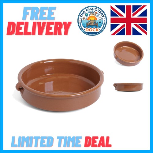 17cm natural terracotta round - natural,
