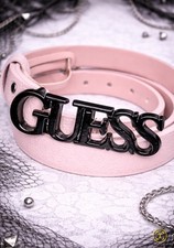 GUESS Belt Pink Blush Black