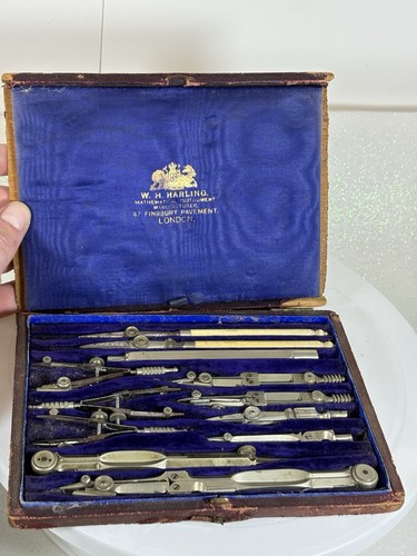 Antique set drawing - set,