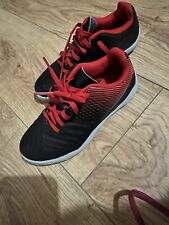 DECATHLON Boys Black Geometric Polyurethane Trainer UK 12 EU 31