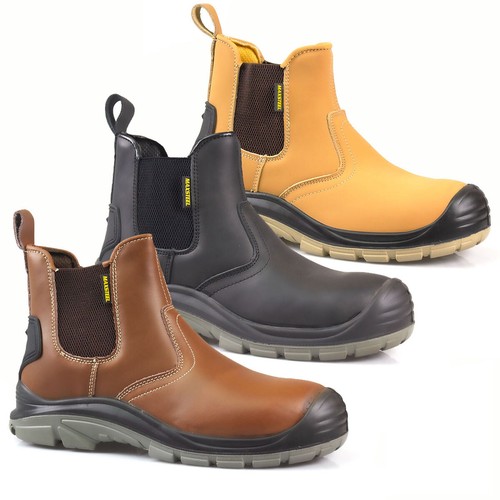 Mens leather chelsea safety - leather,